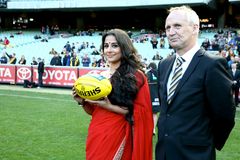 멜버른 크리켓 그라운드(Melbourne Cricket Ground) 행사에 참석한 비디야 발란(Vidya Balan)