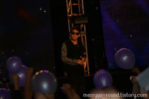 2009년 8월 31일 원주 한마음콘서트에서 공연 중인 MC몽