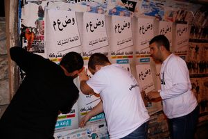 2015년 선거 당시 공동명단 활동가들