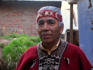 현재 칠레의 마푸체 남성