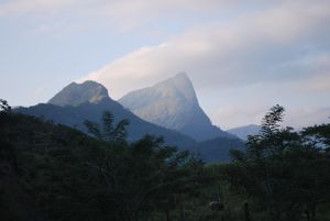 베라크루스 주 남부의 산악 지형