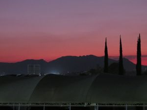 아과스칼리엔테스에서 본 지역 산맥