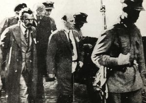 1938년 재판 직전 부하린과 리코프