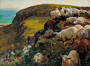 우리 영국의 해안 ('길 잃은 양') Our English Coasts ('Strayed Sheep')) 1852년