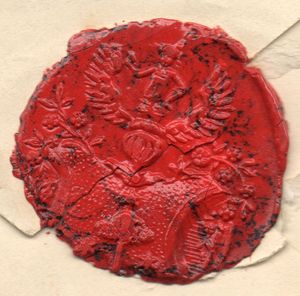 훔볼트의 인장이 새겨진 사적인 편지