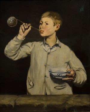 비눗방울을 부는 소년 (1867)