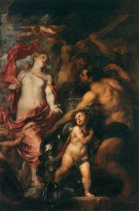 안토니 반 다이크의 Venus Asks Vulcan to Forge Arms for her Son Aeneas, 1630~1632