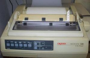 오키데이터 마이크로라인 320 도트 매트릭스 프린터