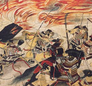 대요를 입은 무사들(『헤이지 이야기 그림 두루마리』)