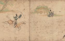 일본의 가사가케 모습『남부삼랑화사』에서