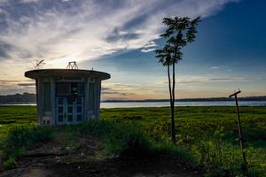 킨샤사에서 바라본 콩고 강