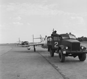 1960년대 솔노크의 MiG-15 전투기