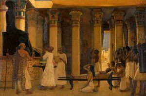 어니스트 보드: 이집트 의학의 신 이엠호텝에 대한 봉헌,