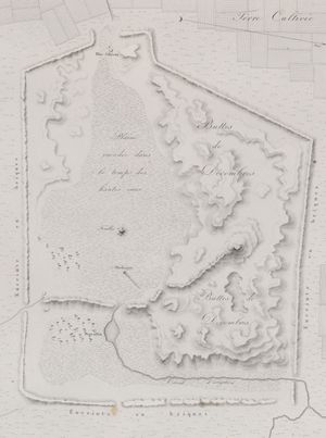 1809년 이집트 묘사(Description de l'Égypte)에 실린 헬리오폴리스 지도
