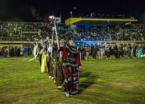 2019년 이란 사난다지에서 노루즈를 기념하는 쿠르드족