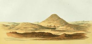 칼 리처드 레프시우스가 1859년에 촬영한 엘 쿠루의 피라미드