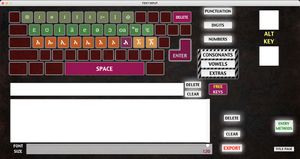 에티오피아 음절에 모음 부호 추가 인터페이스