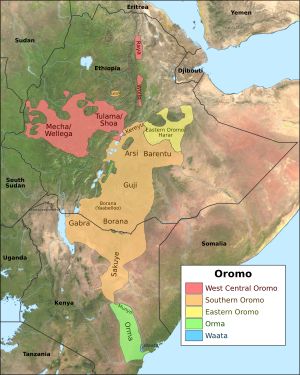 오로모어 방언과 사투리
