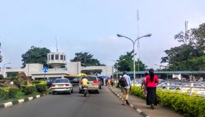 2016년 이바단 대학교(University of Ibadan) 정문