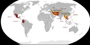 주요 아편 생산국