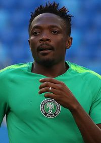 아메드 무사(Ahmed Musa)는 109경기 출전으로 나이지리아 대표팀 최다 출전 선수이다.
