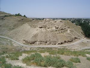 타지키스탄에 있는 고대 판자켄트 유적.