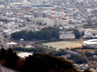 조산에서 바라본 다하라 중심부