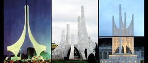 1970년대 마슈하드 3개 광장 상징