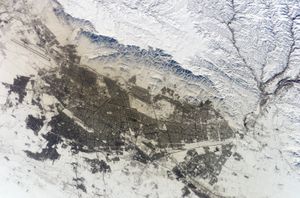 마슈하드(상공에서, 2003년 7월)