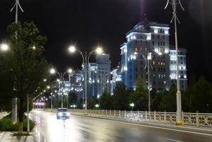 아슈하바트의 거리