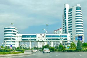 아슈하바트의 거리