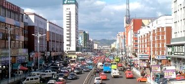 지시 시 중심부에서 북동쪽으로 본 모습