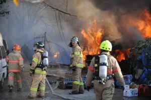 2014년 11월 9일 화재 소방 활동