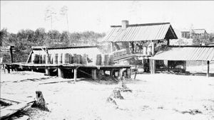 노스캐롤라이나주 맨린의 테레빈유 증류소