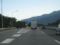 이나IC 출구 부근