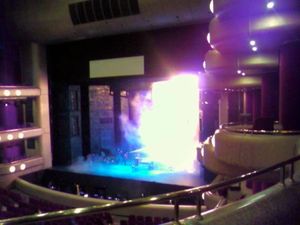 오페라 하우스 화재 당시 사진