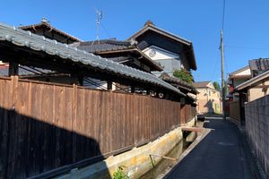 에가와 강변의 옛 거리(2021년 9월)