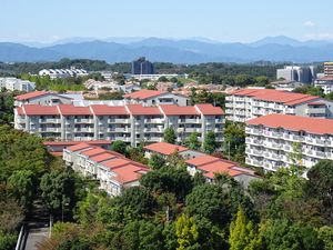 츠루마키·오치아이 지역의 거리 풍경