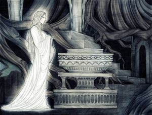 거울 앞에 선 갈라드리엘 테사 보론스키(Tessa Boronski), 2011