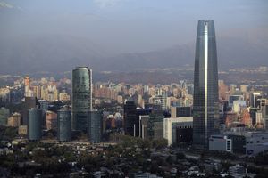 칠레 산티아고의 금융 지구