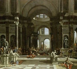 사마르칸트에서 클레이투스를 죽이는 알렉산드로스 대왕, 다니엘 드 블리크 작.헐 페렌스 미술관