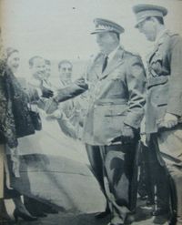 1953년 소모사(왼쪽)와 페론(오른쪽)