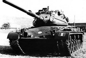 105mm 포를 장착한 이탈리아군 M47