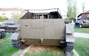 불가리아 국립군사역사박물관에 있는 SU-76M