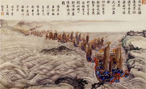 타이완 해협을 방비했던 청나라 함대