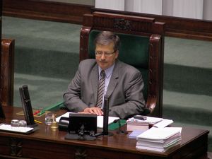 2007년 9월 세임(하원) 부의장 시절의 브로니스와프 코모로프스키