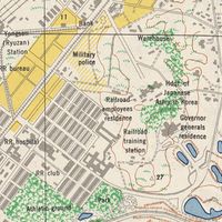 용산 관저 주변 지도