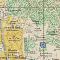 경무대 관저 주변 지도