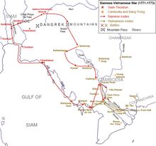 1771년 캄보디아와 하띠엔 침공, 1772년 베트남의 반격