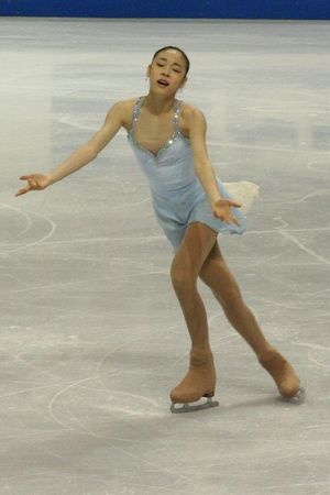  김연아가 종달새의 노래에 맞춰 프리 스케이팅을 선보이는 모습(2006 스케이트 캐나다)
